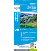 Bagnères-de-Luchon IGN1848OT Top25 IGN